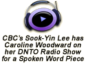 Audio clip of Author Caroline Woodward on CBC Radio show DNTO